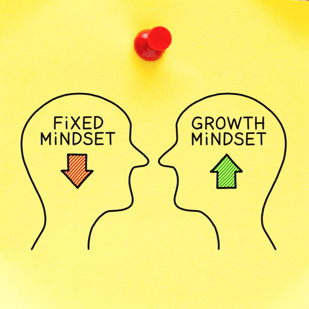 Growth mindset versus fixed mindset