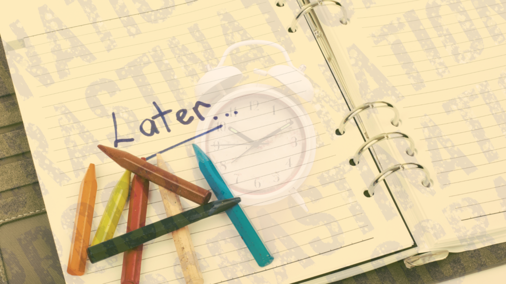 Unsuccessful people tend to procrastinate many things.