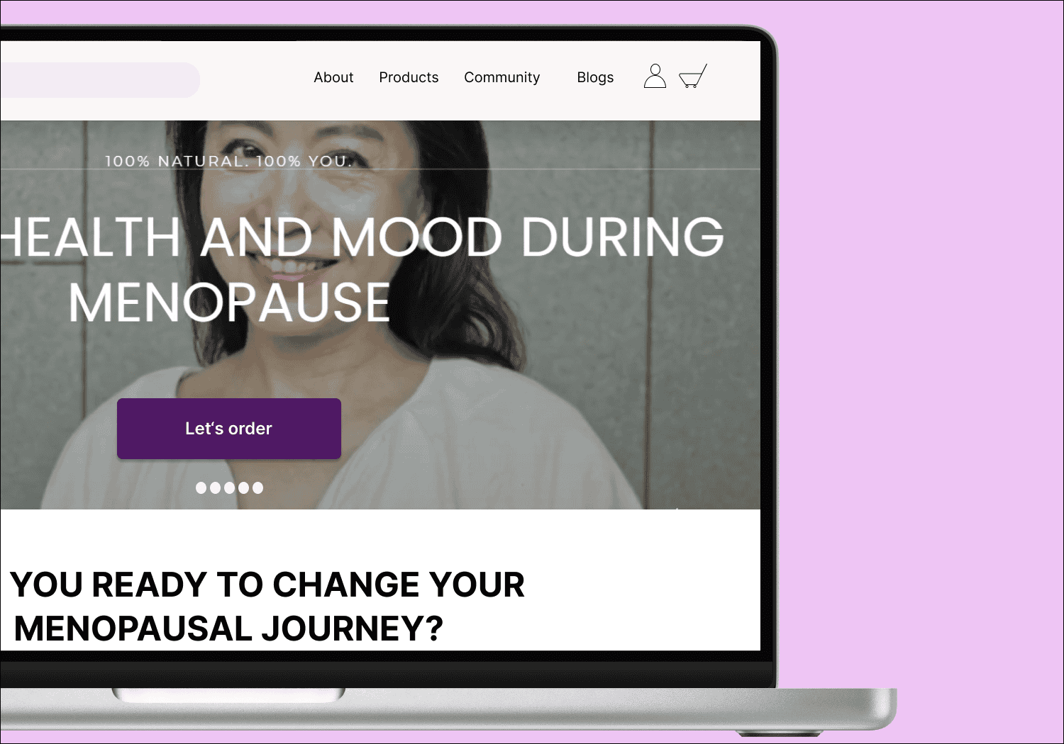 The website auditing cover mockup