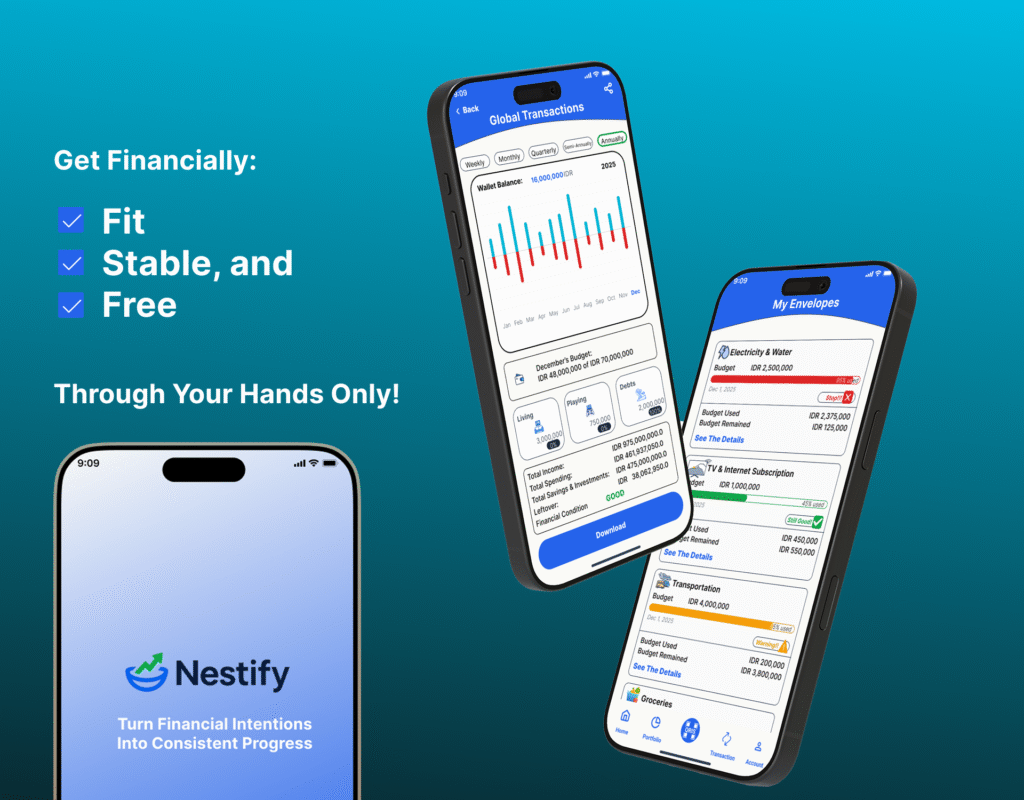 This is the cover image for Nestify, my fintech SaaS case study.