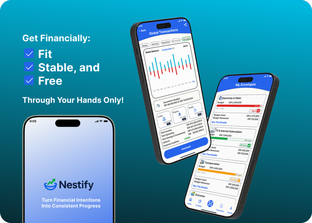 This is the cover image for Nestify, my fintech SaaS case study.
